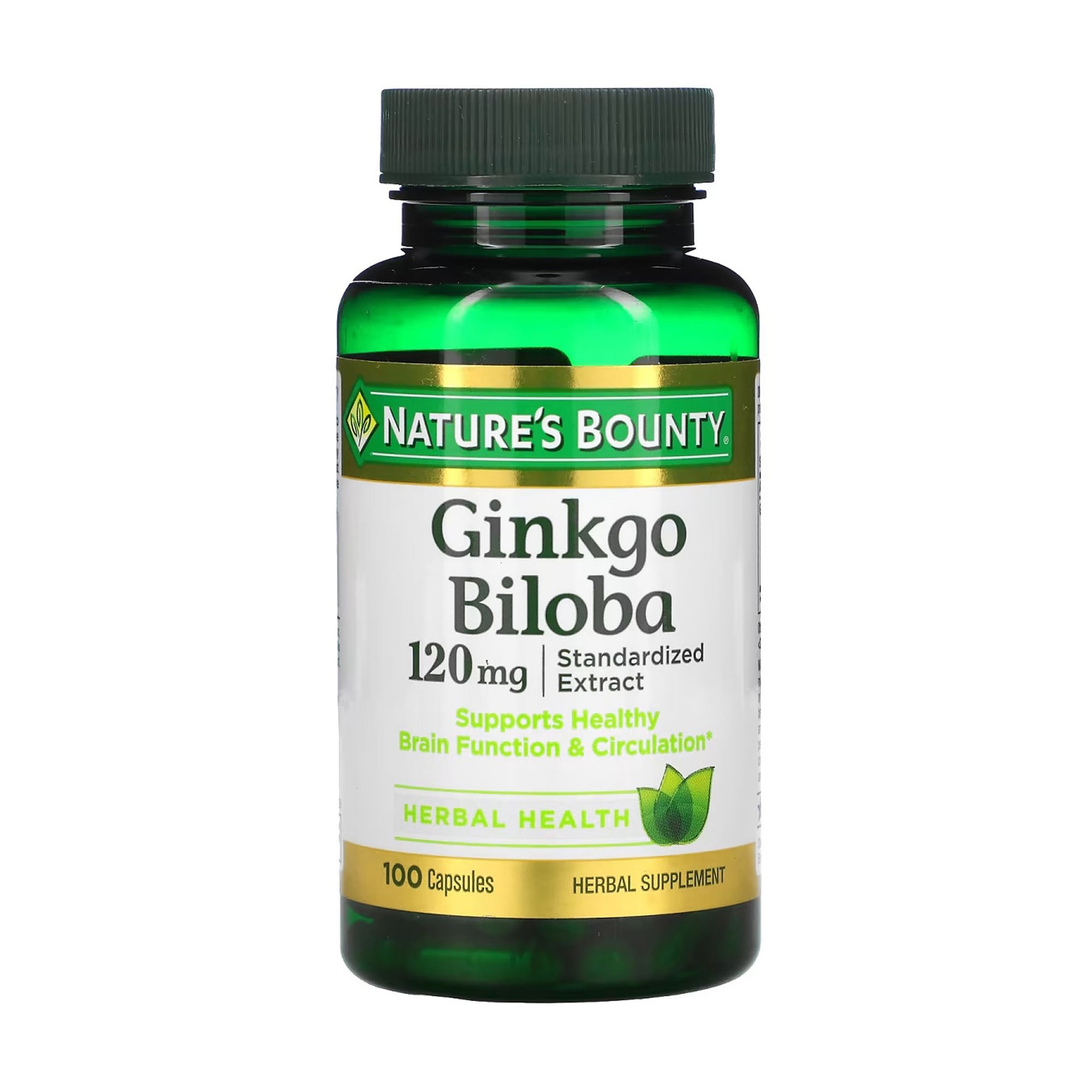 Гінкго білоба Nature's Bounty Ginkgo Biloba 120 мг, 100 капсул