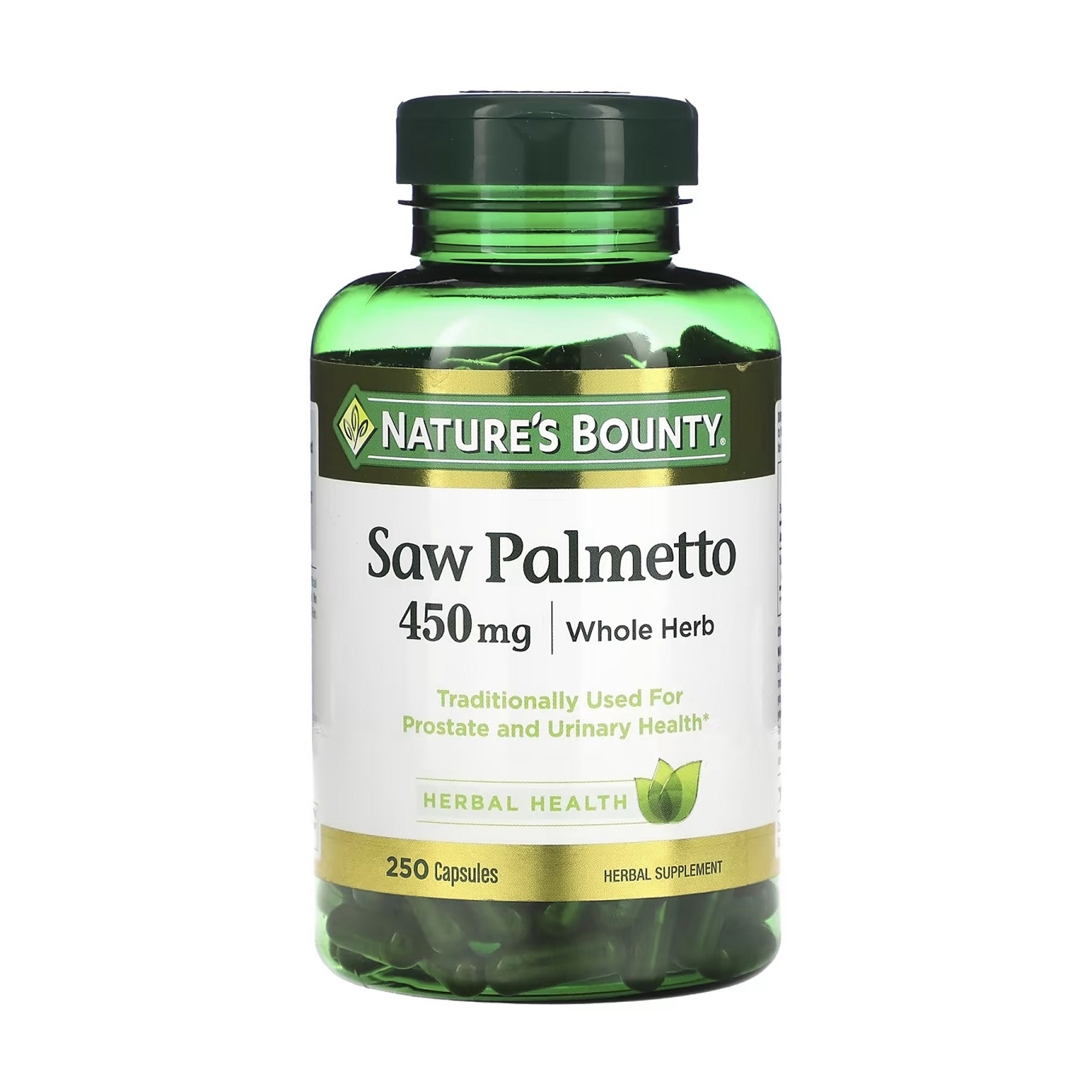 Со Пальметто Nature's Bounty Saw Palmetto 450 мг, 250 капсул