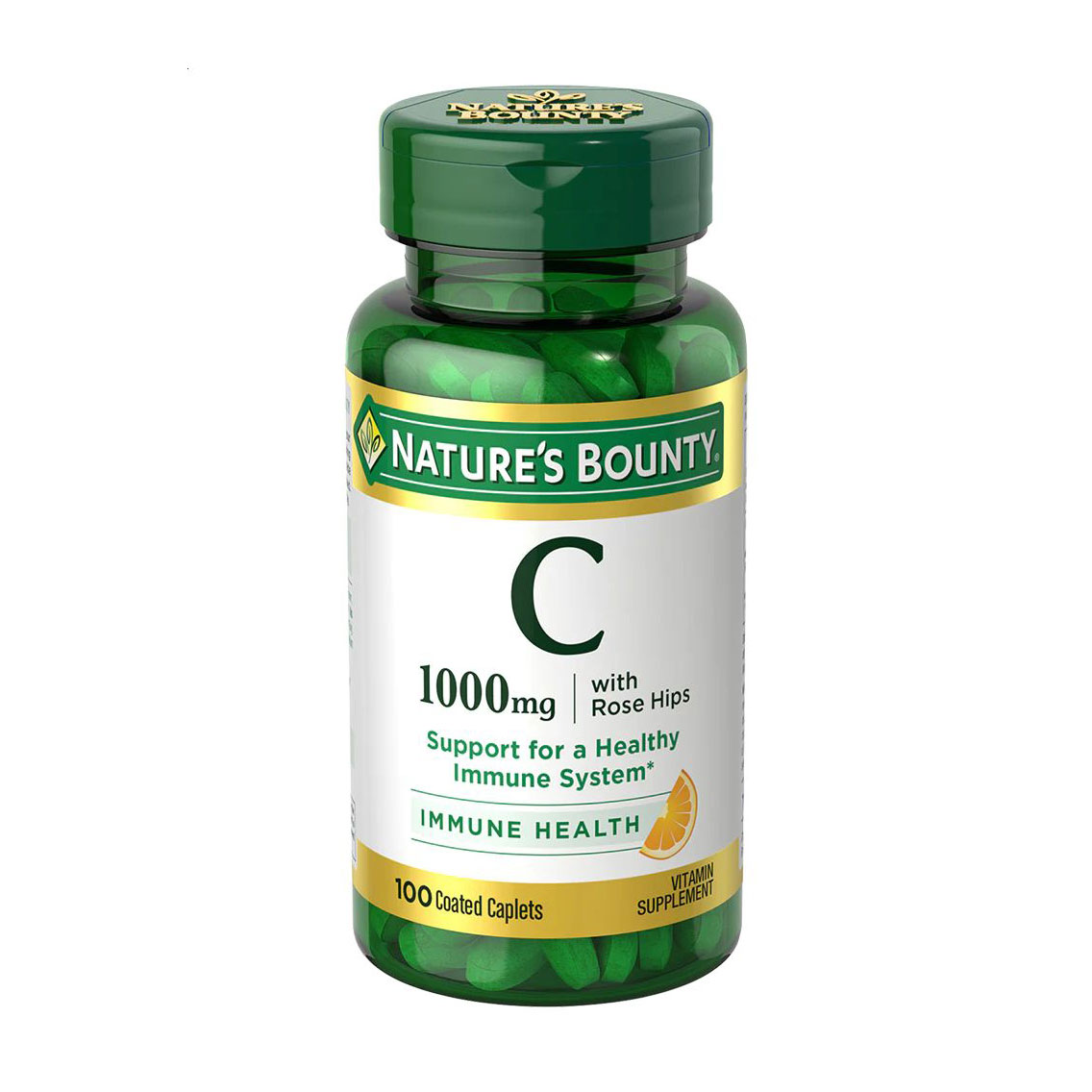 Вітамін C з шипшиною Nature's Bounty Vitamin C With Rose Hips, 1000 мг, 100 каплет